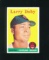 1958 Topps Baseball Card #424 Hall of Famer Larry Doby Clevelnd Indians. EX