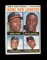 1964 Topps Baseball Card #9 National League 1963 Home Run Leaders Aaron, Mc