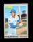 1970 Topps Baseball Card #170 Hall of Famer Billy Williams Chicago Cubs. EX