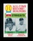 1979 Topps Baseball Card #417 All-Time Strikeout Leaders Nolan Ryan and Wal