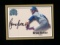 2000 Fleer Skybox Auographed Baseball Card with the card its self as Certif