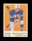 1959 Topps Football Card #109 Hall of Famer Gino Marchetti Baltimore Colts.