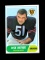 1968 Topps Football Card #127 Hall of Famer Dick Butkus Chicago Bears. EX t