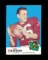 1969 Topps Football Card #20 Hall of Famer Len Dawson Kansas City Chiefs. E