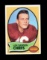 1970 Topps Football Card #1 Hall of Famer Len Dawson Kansas City Chiefs. EX