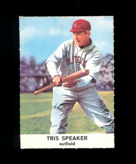 1961 Golden Press Baseball Card #30 Hall of Famer Tristram ""Tris"" Speaker