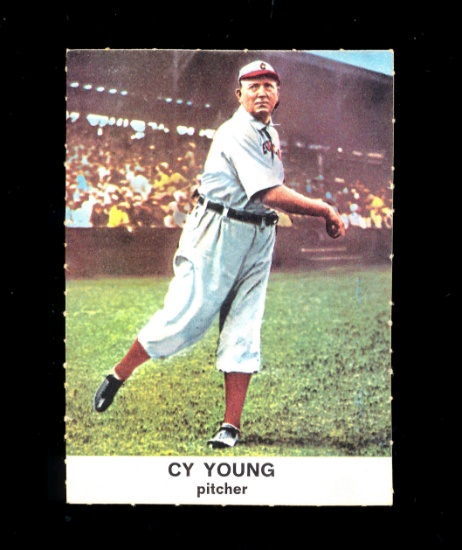 1961 Golden Press Baseball Card #33 Hall of Famer Cy Young Cleveland, St Lo