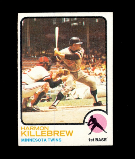 1973 Topps Baseball Card #170 Hall of Famer Harmon Killebrew Minnesota Twin