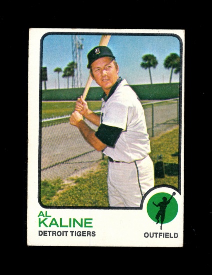1973 Topps Baseball Card #280 Hall of Famer Al Kaline Detrot Tigers. EX to