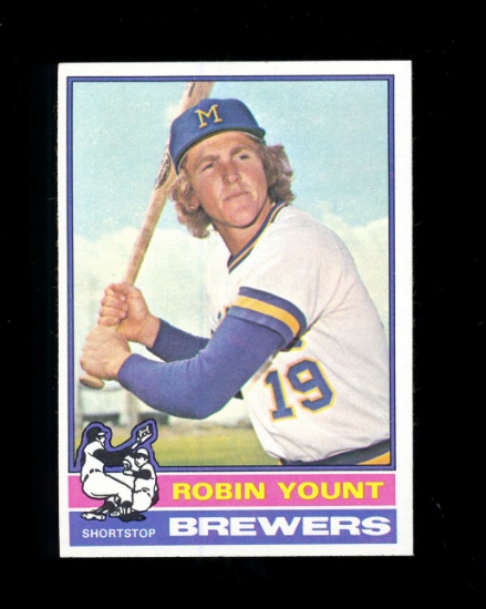 1976 Topps Baseball Card #316 Hall of Famer Robin Yount Milwaukee Brewers.