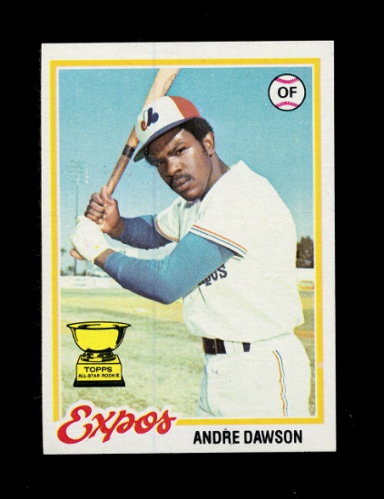 1978 Topps Baseball Card #72 Hall of Famer Andre Dawson Monteal Expos. NM t