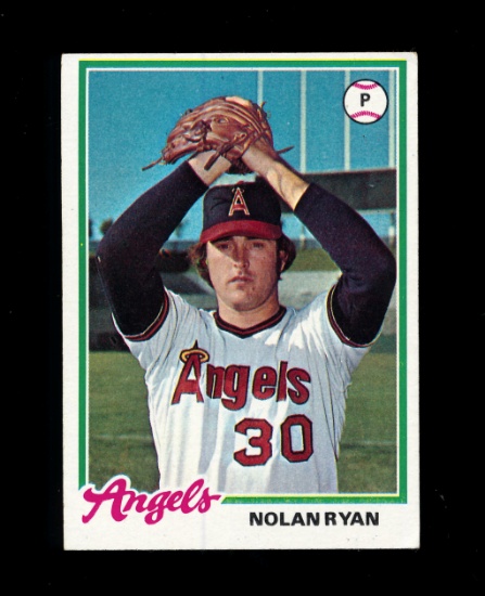 1978 Topps Baseball Card #400 Hall of Famer Nolan Ryan California Angels. N