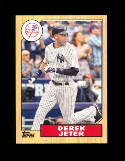 2011 Topps Baseball Card #TM-16 Derek Jeter New York Yankees.