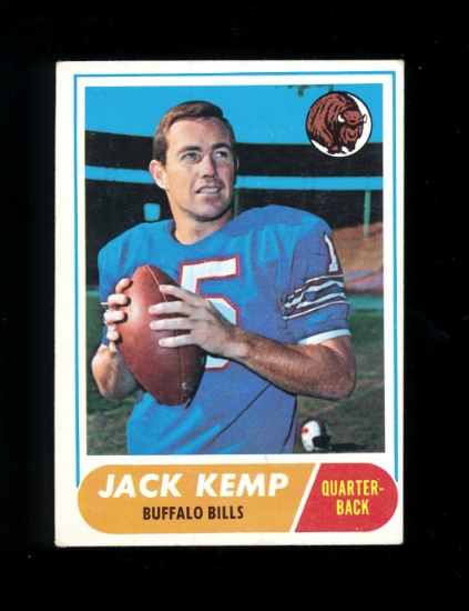 1968 Topps Football Card #149 Jack Kemp Buffalo Bills. EX to EX-MT Conditio