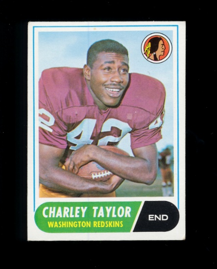 1968 Topps Football Card #192 Hall of Famer Charley Taylor Washington Redsk