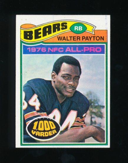 1977 Topps Football Card #360 Hall of Famer Walter Payton Chicago Bears. EX