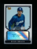 2007 Bowman Rookie Sterling Baseball  Card #BS-RB and Auographed by Ryan Br