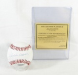 Hank Aaron Autographed Baseball. With COA from Tony Podsada My Favorite Pla