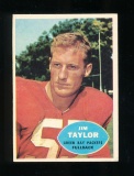 1960 Topps Football Card #52 Hall of Famer Jim Taylor Green Bay Packers. EX