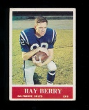 1964 Philadelphia Football Card #1 Hall of Famer Raymond Berry Baltimore Co