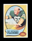 1970 Topps Football Card #55 Hall of Famer Ray Nitschke Green Bay Packers.