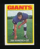 1972 Topps Football Card #305 Rare High Number In The Set Jim Kanicki New Y