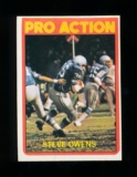 1972 Topps Football Card #347 Rare High Number In The Set Pro Action Steve