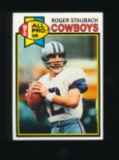 1979 Topps Football Card #400 Hall of Famer Roger Staubach Dallas Cowboys.