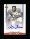 2006 Upper Deck Legendary Signatures Autopgraphed Football Card #56 Coy Bac