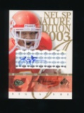 2003 Upper Deck NFL Signature Edition Autographed Football Card Rookie Larr