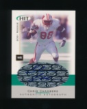 2001 SA.GE Collectibles Autoraphed Football Card #A44 Chris Chambers Miami