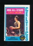 1974 Topps Basketball Card #100 NBA All-Stars Hall of Famer John Havlicek B