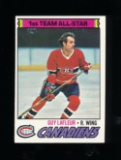 1977 Topps Hockey Card #200 Hall of Famer Guy Lafleur Monteal Canadiens. EX