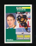 1991 Pinnacle ROOKIE Hockey Card #315 Rookie Pavel Bure Vancouver Canucks.