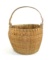 Vintage Native American Gathering Basket with Handle.    10