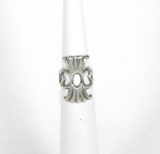 Vintage Native American Sterling Silver Ring.  1/16