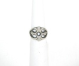 Vintage Native American Sterling Silver Ring.  11/16