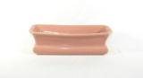 Vintage 1940s Window Box Style Pink Abingdon Pottery Planter #437. No Chips