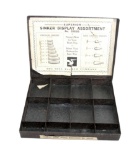 Vintage Superior Store Sinker Fishing Display Assortment Metal Box #3552G.