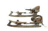 Antique Pair of Ice Skates for Display or Restore. 10-1/4