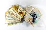 Lot Of Approximatly 150 Vintage Post Cards Majority Have Been Sent And Have