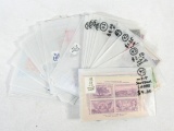 (35+) Mostly Mint US Stamp Blocks And Groupings.