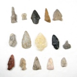 (15) Vintage Original Stone ArrowHead/Points