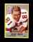 1967 Philadelphia ROOKIE Football Card #165 Rookie Hall of Famer Jackie Smi
