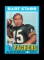 1971 Topps Football Card #200 Hall of Famer Bart Starr Green Bay Packers. E