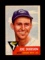 1953 Topps Baseball Card Short Print #5 Joe Dobson Chicago White Sox. EX to