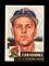 1953 Topps Baseball Card Double Print #8 Clem Koshorek Piitsburgh Pirates.