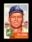 1953 Topps Baseball Card Double Print #42 Gus Zernial Philadephia Athletics