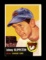 1953 Topps Baseball Card Double Print #46 Johnny Klippstein Chicago Bears.