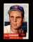 1953 Topps Baseball Card Double Print #49 Faye Thornberry Boston Red Sox. E